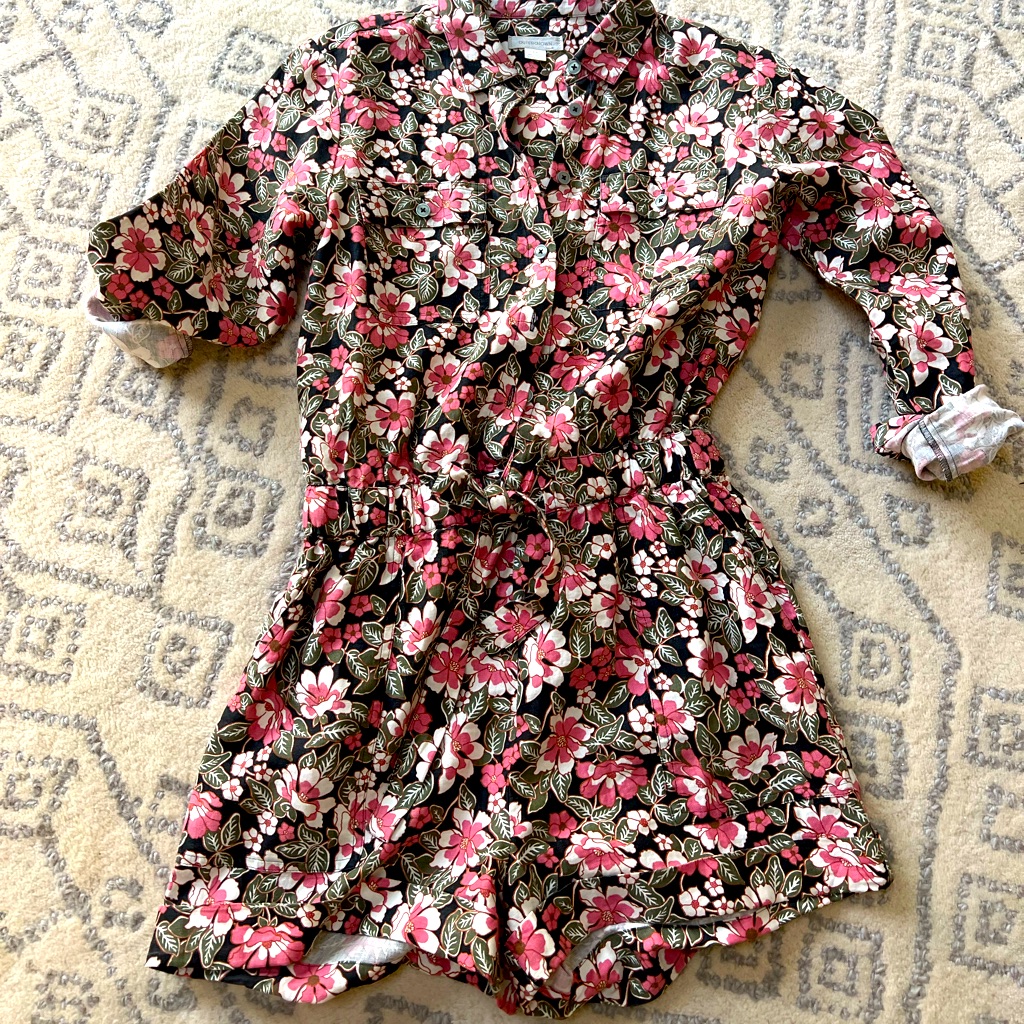 Outerknown Flowered Jumpsuit